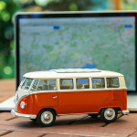 PRAGUE, CZECH REPUBLIC - JULY 10, 2015: Miniature VW Bulli 1962