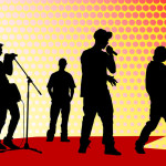 8755651 - vector drawing on youth fashion and music